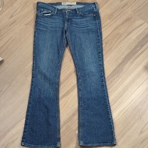 Hollister Blue Flare Wide Leg Jeans